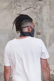 Balaclava Mask Men Scarf Face Mask Men Neck Gaiter Men Winter Face Mask Men Gray Balaclava Men Bandana Face Mask Neck Gaiter Ear Loops Dreadlock Hairstyles For Men Dread Hairstyles For