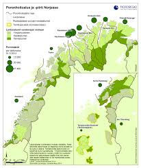 All cities of norway on the maps. Reindeer Herding Areas And Districts In Norway Nordregio