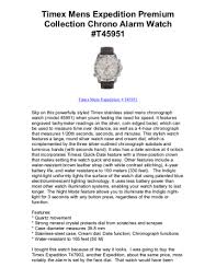 Tw4b14300 tw4b14500 tw4b14600 tw4b14700 tw4b14900 tw4b15000 tw4b15100. Timex Mens Expedition Premium Collection Chrono Alarm Watch Manualzz