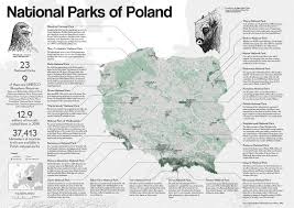 Most of poland's northern border is on the baltic sea. National Parks Of Poland Cartography M Sc