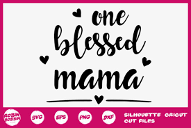 Download One Blessed Mama Graphic By Robinbobbindesign Creative Fabrica Yellowimages Mockups