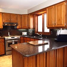 People are always wondering how to update their 1980's kitchen cabinets. Golden Oak Kitchen Design Ideas