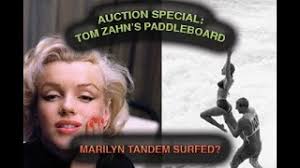 TOM ZAHN'S PERSONAL 1952 PADDLE BOARD