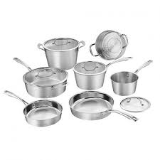Cuisinart 11 piece stainless steel cookware set. Walmart For Cuisinart 11 Piece Conical Stainless Steel Induction Cookware Set Stainless Steel Accuweather Shop