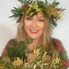 Buy Redhead Woman With Australian Birds Print by Debra Meier Art, Native  Flower Wall Art, Australian Flowers and Birds ,artwork Gift Online in India 