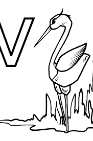 Click for other letters painting. German Letter V Coloring Pages Print And Online Free