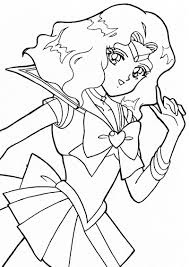 This animal coloring pages are fun way to teach your kids about animal. Michiru Kaiou 16 Coloring Page Anime Coloring Pages