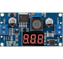 LM2596 DC-DC Step-Down Module with Digital Voltmeter Display 3A 4 to 40VDC  In and 1.25-37V Out