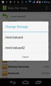 Select your desired extract to destination folder by using the change output folder button below the file list view. Easy Zip Unzip For Android Apk Download