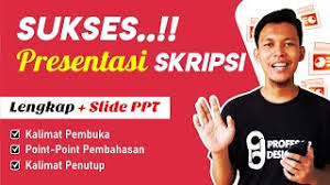 Setiap mahasiswa yang mau lulus kuliah, harus berhadapan dengan ujian sidang skripsi sebagai tugas akhir. Contoh Presentasi Sidang Skripsi Lengkap Slide Presentasi Powerpoint Youtube