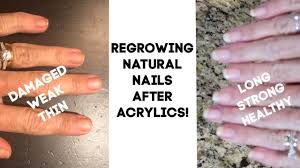If you're reading this, you're probably a fan of acrylic nails and. How To Regrow Damaged Nails Regrowing My Nails After Acrylics Youtube