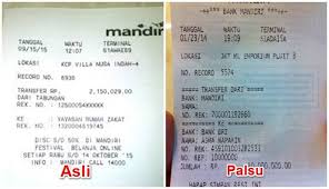 Cara melihat bukti transfer mbanking mandiri. Banyak Yang Tertipu Inilah Cara Bedakan Struk Atm Asli Dan Palsu Boombastis Com Line Today
