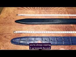 Belt Size Guide Elliot Rhodes