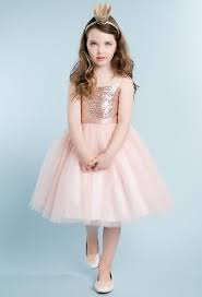 Fashion Flower Girl Dresses Blush Color Flower Girls Gowns Girl Pageant Dresses Sequin F Blush Flower Girl Dresses Sequin Flower Girl Dress Flower Girl Dresses