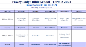 Take these free courses and deepen your relationship with jesus christ. Fowey Lodge Bible School Home Facebook