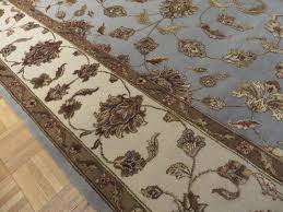 Try pairing your dark blue area rug with light accents, like vintage yellow ceramic or twinkly lights. Hand Knotted Light Blue Tabrez With Silk Oriental Rug 8x10 Traditional Area Rugs By Oriental Rug Galaxy Houzz