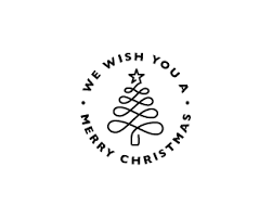 Christmas goodghost logotype designed by: Logopond Logo Brand Identity Inspiration We Wish You A Merry Christmas