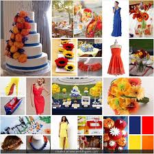 Wedding Inspirations Complimentary Color Scheme Orange Wedding Colors Blue Orange Weddings
