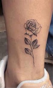 Trendy Rose Tattoo Designs For Your Desire About Floral Tattoo Women Fashion Lifestyle Blog Shinecoco Com Rose Tattoo On Ankle Black Rose Tattoos Ankle Tattoos For Women