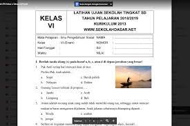 Usbn merupakan kegiatan pengukuran capaian kompetensi siswa sekolah hanya untuk beberapa mata pelajaran tertentu. Soal Latihan Ujian Sekolah Mapel Ips Kelas 6 Tahun 2019 Kelas Enam Sekolah Latihan