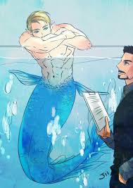 Avengers Assemble Mermaid Drawings Mermaid Art Stony Avengers