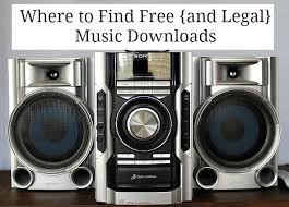 Where To Find Free And Legal Music Downloads The Happy Housewife Frugal Living Music Download Music Music Education