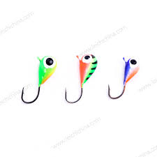 Tungsten Ice Fishing Rain Drop Ice Jig Qingdao Leichi