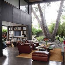 Backyard View Open Plan Living Room Interior Architecture Design House Design