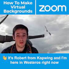 How To Make A Virtual Video Background For Zoom Video Kids Fun Learning Zoom Video Conferencing Learning Games For Kids