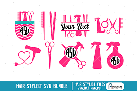 Creative scissors, shears and secateurs flat item set. Hair Stylist Svg Hair Stylist Svg Files For Cricut Scissors Svg Svg By Pinoyart Thehungryjpeg Com