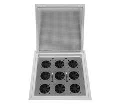 It houses a few servers (about ten, 1u and 2u) and the ventilation for this room seems to be limited to one duct coming in at ceiling level, with a powered fan to draw air in, and one duct at ceiling level. Ceiling Grid Vent System Data Center Resources Aisle Containment Noc Manufacturer