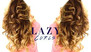Now that you have the ideal wavy hair look, you should use a finishing spray to ensure it stays put for the rest of the day or night. 5 Minute Lazy Curls Easy Waves Hairstyles Youtube
