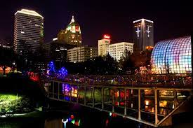 Christmas Lights Downtown Oklahoma City A Photo On Flickriver Downtown Oklahoma City Downtown Okc Oklahoma City