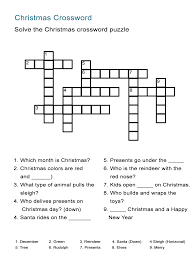 Built especially for crossword puzzle aficionados looking for a highly demanding daily brain challenge! Christmas Crossword Puzzles Best Coloring Pages For Kids