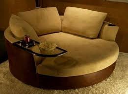Brown Oversized Swivel Chair For Living Room With Arm Table Decolover Net Round Swivel Chair Round Sofa Chair Swivel Chair Living Room