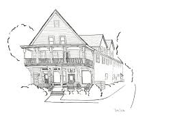 Handmade Home Portrait House Drawing From Photo Etsy House Illustration Handmade Home Drawings