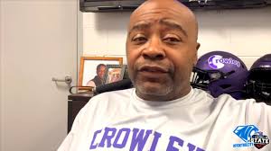💜 We love that our Crowley Eagles are supporting our North Crowley High  School Panthers! Listen to Crowley High School Head Football Coach Carlos  Lynn’s message to the Panthers! 🏈Thank you, Coach ...