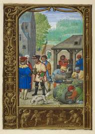 A Calendar Page For October 2013 Medieval Manuscripts Blog Medieval Art Art Book Of Hours