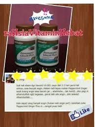 Testimoni Pepermint Ginger Plus Pepermint Food Shaklee