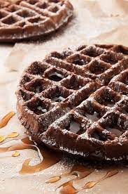 Dark Chocolate Waffles The Art Of Conversation I Bake He Shoots Recipe Waffle Recipes Waffle Iron Recipes Chocolate Waffles