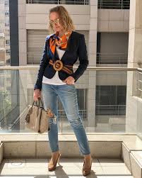 Jeans, kerchief and 2020 new clothes oscar brown. How To Wear A Scarf And Look Fabulous Over 40