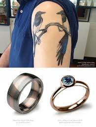 The magpie's wing cannons is purchased from the ship customization chest, but requires: The Story Of Our Rings Our Customer S Stunning Magpie Tattoo Stuff The Stephen Einhorn Blog