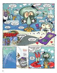 Squidward x spongebob comic