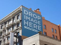 Billboard Mockup On Apartment Building On Behance In 2020 Apartment Building Billboard Mockup Building