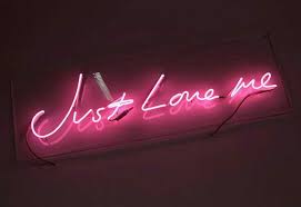 Just Love Me Neon Signs Neon Words Neon Lighting