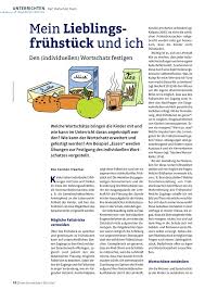 Mein Lieblingsfruhstuck Und Ich Den Individuellen Wortschatz Festigen Verlage Der Westermann Gruppe