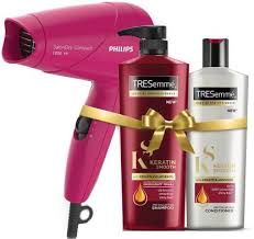 Tresemme hair care products are on sale this week buy one get one 50% off. Tresemme Keratin Smooth Shampoo And Conditioner Plus Philips Hair Dryer Price In India Buy Tresemme Keratin Smooth Shampoo And Conditioner Plus Philips Hair Dryer Online At Flipkart Com