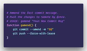 Enter a new commit message. One Command To Change The Last Git Commit Message Dev Community