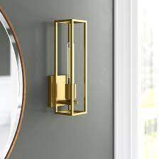 Maybe you would like to learn more about one of these? Briley 1 Light Dimmable Weathered Brass Bath Sconce Reviews Joss Main