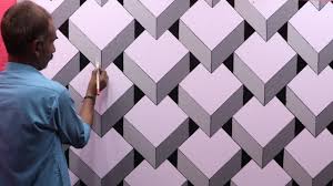 Optical illusions wall design | wall art painting designs ideas for bedroom. Optical Illusion 3d Wall Design 3d Wall Painting 3d Wall Decoration Effect Interior Design Youtube